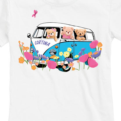 T-SHIRT JUNIOR TEDDY-001-JF BIANCO