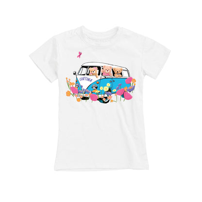 T-SHIRT JUNIOR TEDDY-001-JF BIANCO