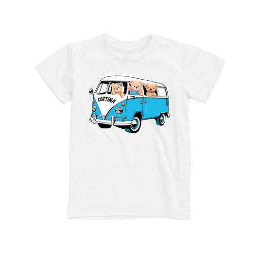 T-SHIRT JUNIOR TEDDY-001-JM BIANCO