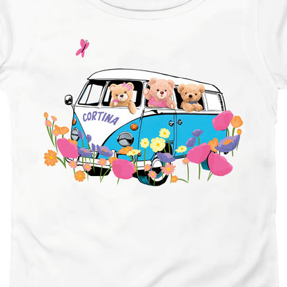 T-SHIRT DONNA TEDDY-001-W BIANCO