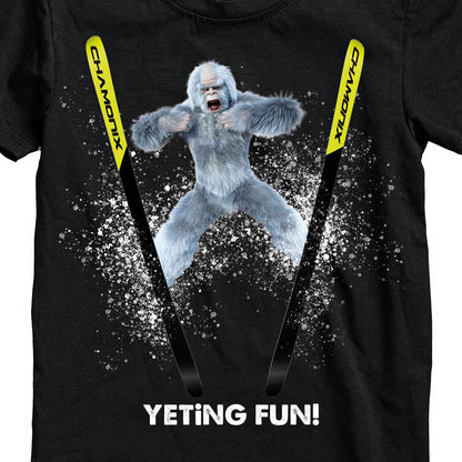 T-SHIRT JUNIOR YET-003-JM NERO