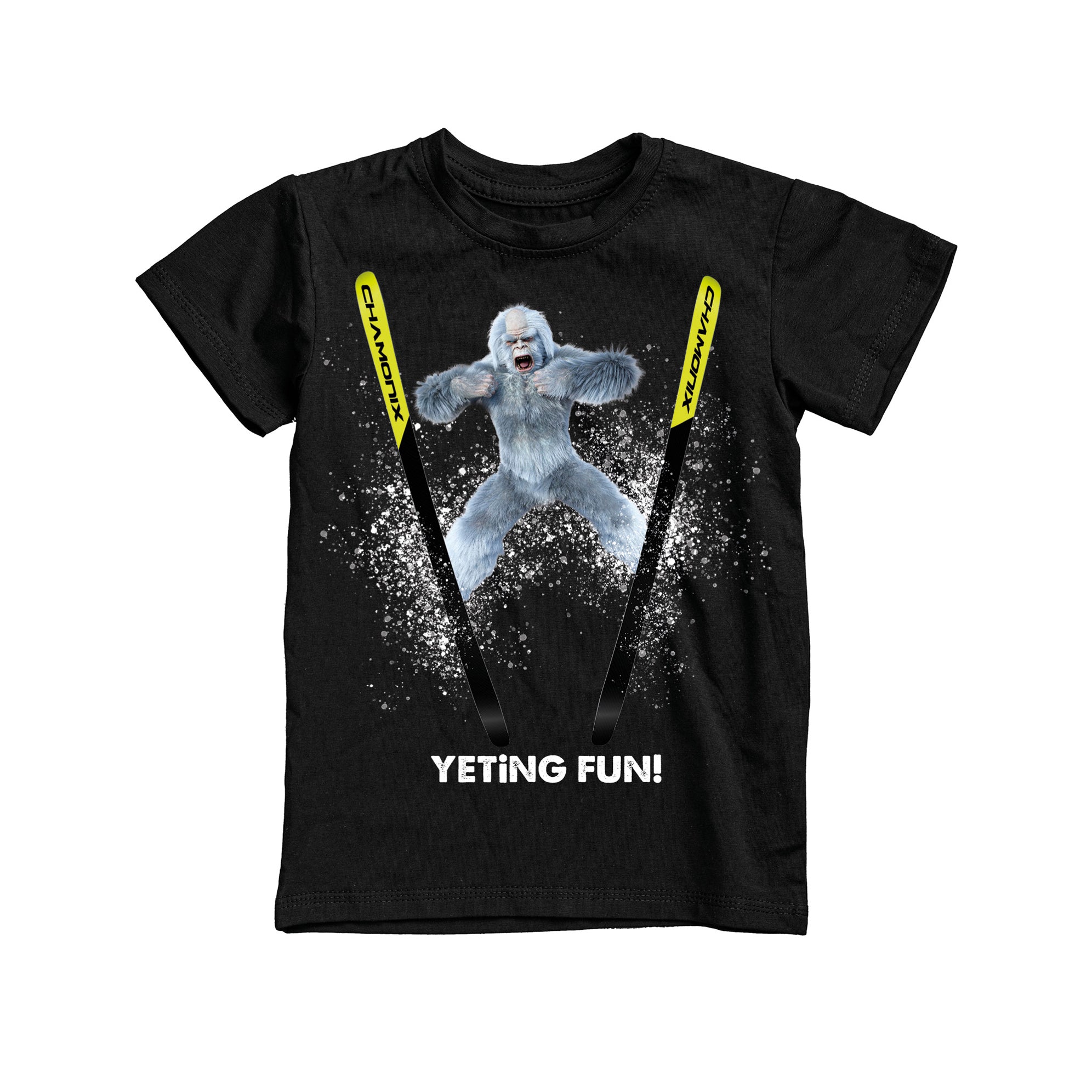 T-SHIRT JUNIOR YET-003-JM NERO