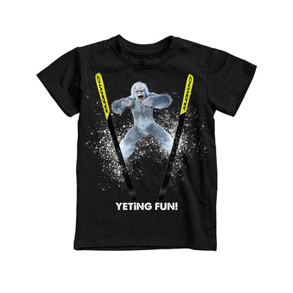 T-SHIRT JUNIOR YET-003-JM NERO