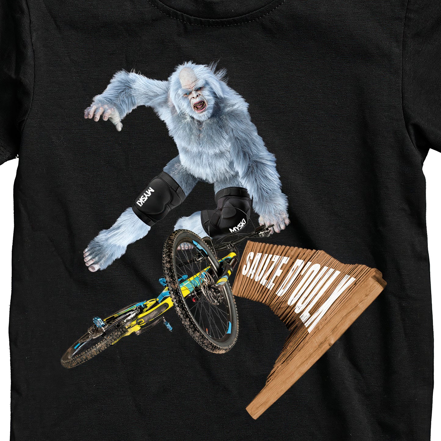 T-SHIRT JUNIOR YET-021-JM NERO