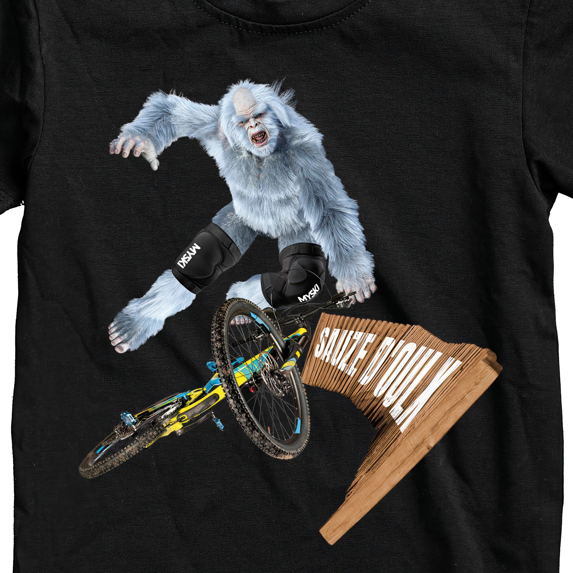 T-SHIRT JUNIOR YET-021-JM NERO