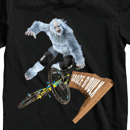 T-SHIRT JUNIOR YET-021-JM NERO