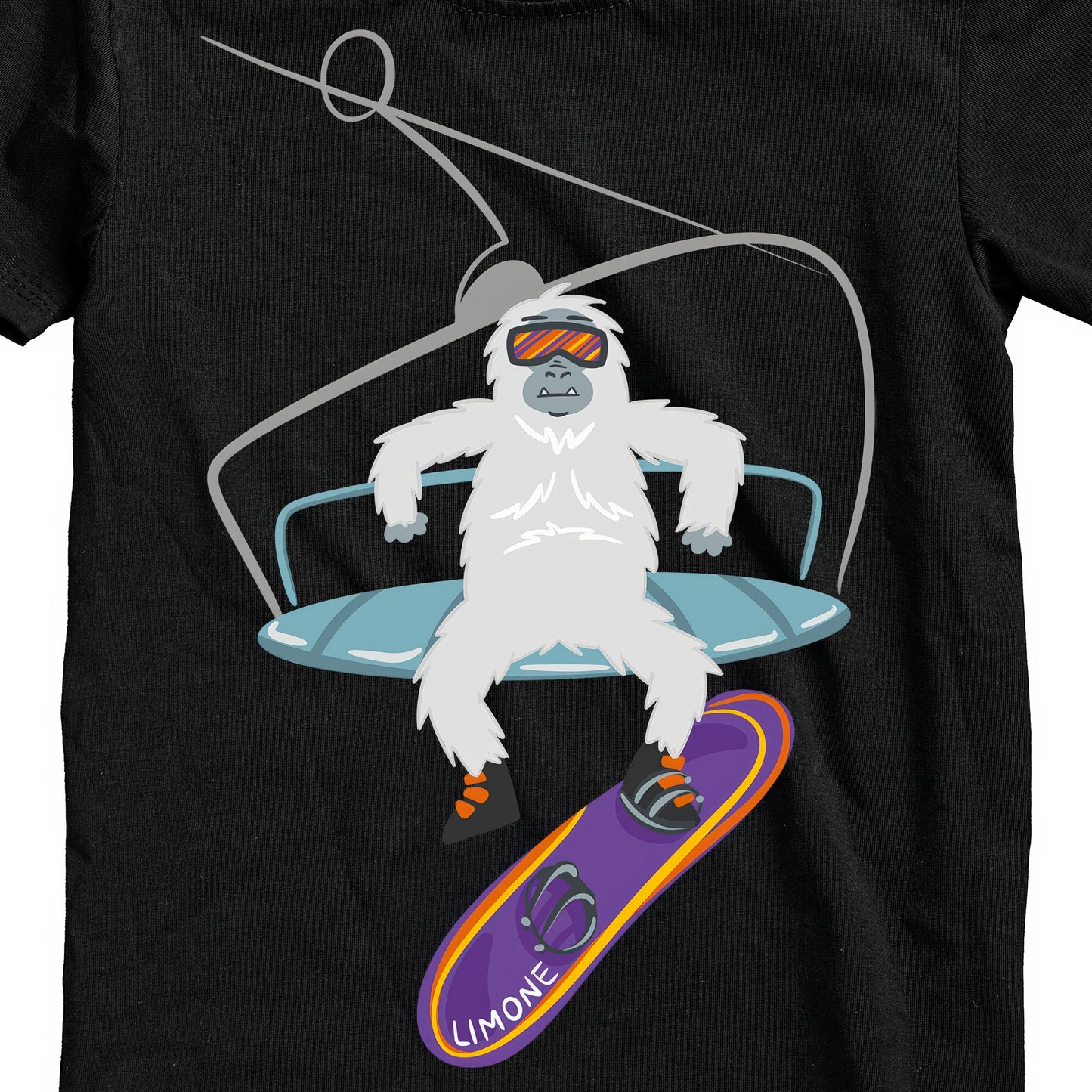 T-SHIRT UOMO YET2-005-M NERO