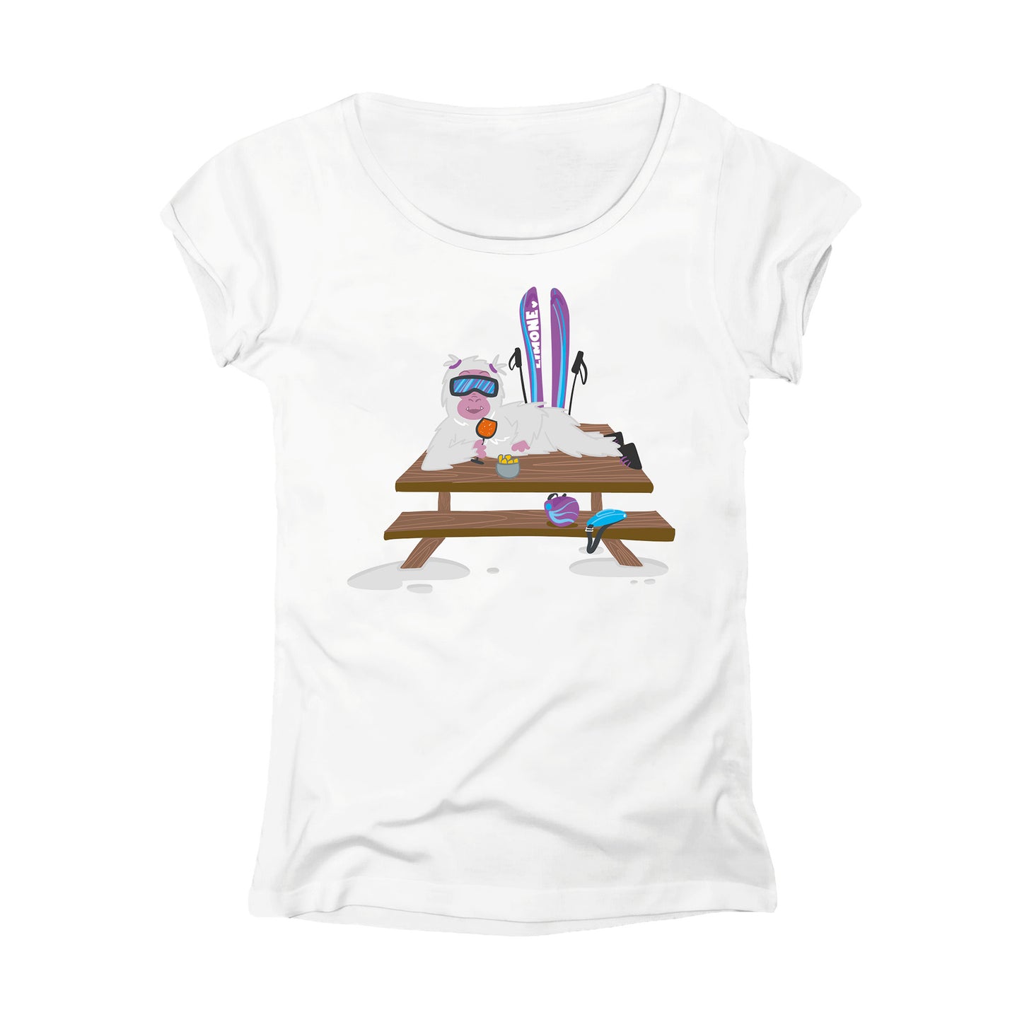 T-SHIRT DONNA YET2-101-W BIANCO