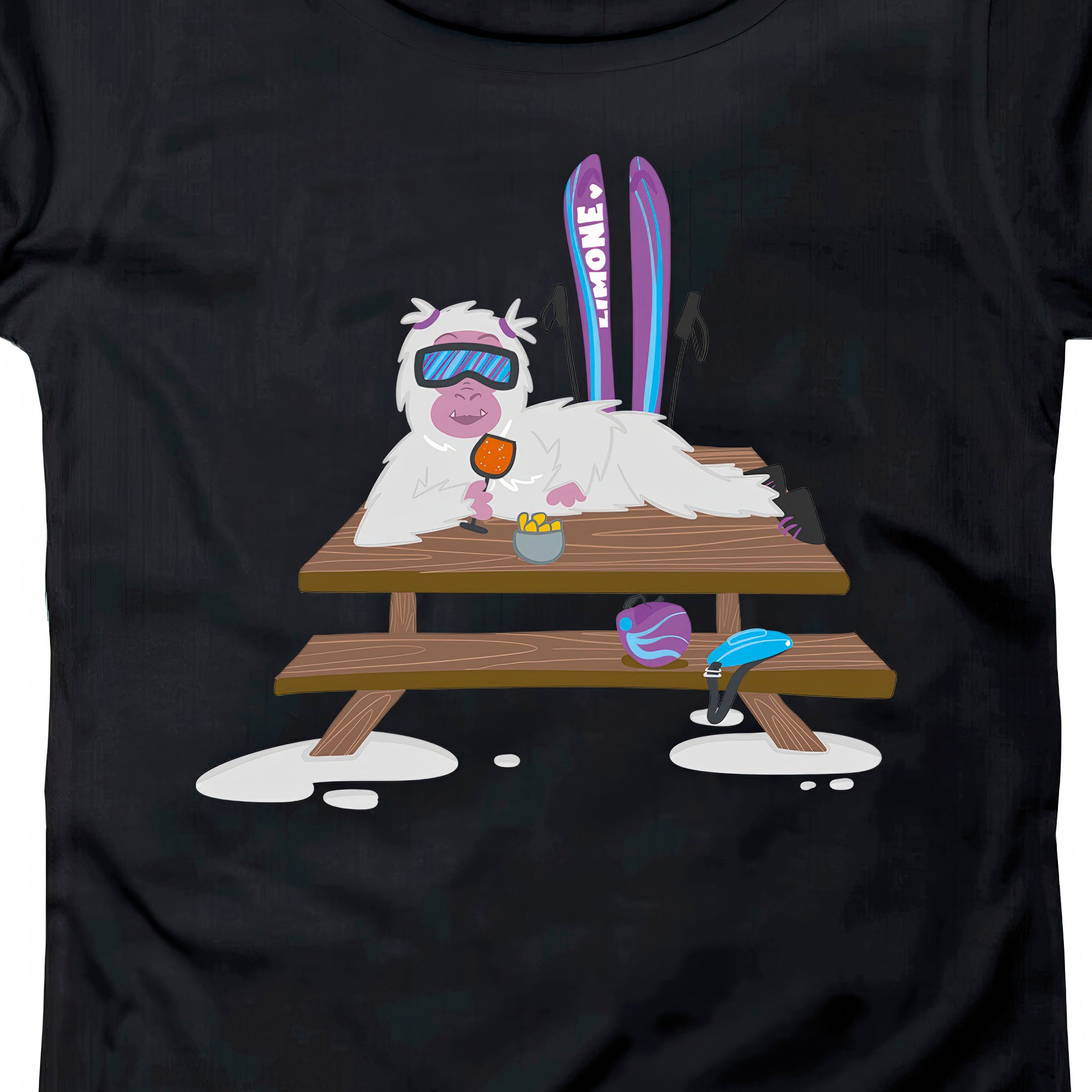 T-SHIRT DONNA YET2-101-W NERO