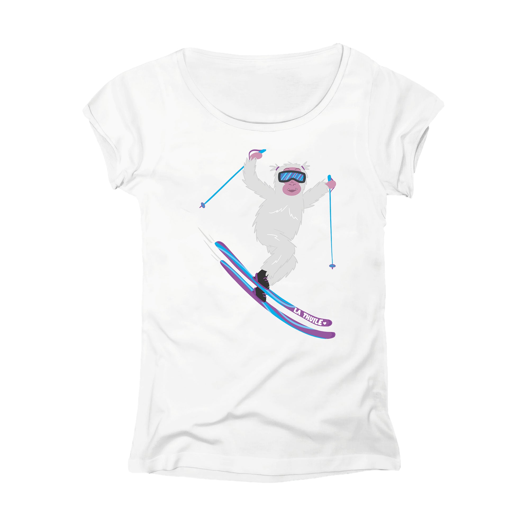 T-SHIRT DONNA YET2-102-W BIANCO