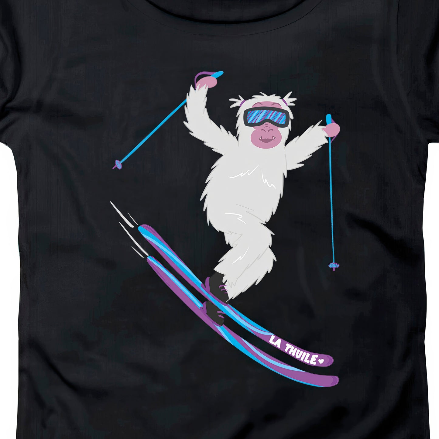 T-SHIRT DONNA YET2-102-W NERO