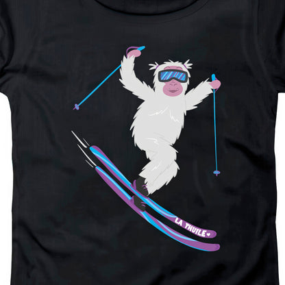 T-SHIRT DONNA YET2-102-W NERO