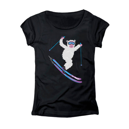 T-SHIRT DONNA YET2-102-W NERO