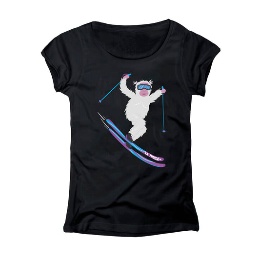 T-SHIRT DONNA YET2-102-W NERO